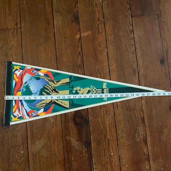 COPY - Atlanta 1996 Olympics Commemorative Flag USA - Picture 8 of 8